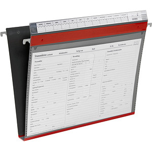 BOI Patienten-Dokumentations-Hängemappe 4-Ringe PMH4R rot Boden: 2,5 cm, 1 St.