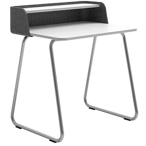 4049694005423 - Sekretär secretair home SH10WS-RE042 91cm (H) 824x612cm (BxT) rechteckig weiß   chrom 4049694005423 Sedus