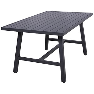 4041908137654 - Gartentisch DENIA schwarz rechteckig 1600 x 895 x 750 cm 4041908137654 Garden Pleasure