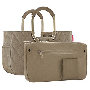 reisenthel® Einkaufskorb loopshopper M Kunstfaser frame rhombus olive