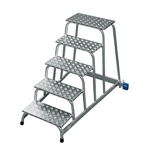 4009199805058 - Aluminium Montagetritt  Arbeitshöhe (max) 300 m  805058 Silber 12 kg 4009199805058 Krause