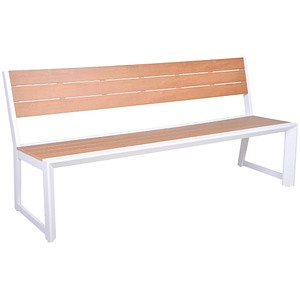 4041908137968 - Gartenbank VENICE 305471 weiß holz-optik natur Metall 1800 cm 4041908137968 Garden Pleasure 4041908137968 - Gartenbank VENICE 305471 weiß holz-optik natur Metall 1800 cm 4041908137968 Garden Pleasure