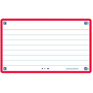 3020120152356 - Karteikarten 400133880 FLASH 20 weiß rot A7 liniert 250g  3020120152356 80 Stück