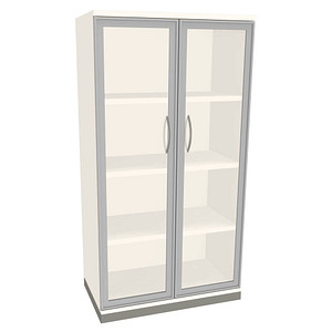 4260672331796 - fm Aktenschrank Sidney 4260672331796 weiß Acrylglas klar 3 Fachböden 800 x 442 x 1517 cm 4260672331796 - fm Aktenschrank Sidney 4260672331796 weiß Acrylglas klar 3 Fachböden 800 x 442 x 1517 cm