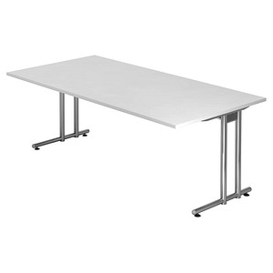 NS2E Schreibtisch weiß rechteckig
