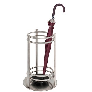 HAKU Möbel Schirmständer silber