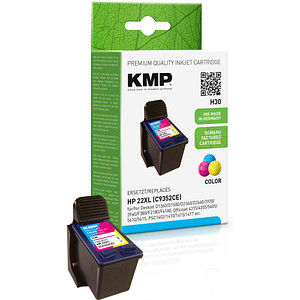 KMP H30 color Tintenpatrone ersetzt HP 22 (C9352A) KMP H30 color Tintenpatrone ersetzt HP 22 (C9352A)