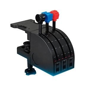 Logitech G G Saitek PRO Flight Throttle Quadrant, Flugsimulation, PC, Analog / Digital, Kabelgebunden, USB, Schwarz - Bild 5