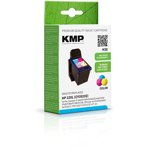 KMP H30 color Tintenpatrone ersetzt HP 22 (C9352A) KMP H30 color Tintenpatrone ersetzt HP 22 (C9352A)