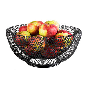 4004133302068 - Brotkorb Wire Lebensmittelaufbewahrungsbehälter Gr B H L 31 cm x 14 cm x 31 cm schwarz Weitere Tischaccessoires stapelbar Ø 31 cm 4004133302068 - Brotkorb Wire Lebensmittelaufbewahrungsbehälter Gr B H L 31 cm x 14 cm x 31 cm schwarz Weitere Tischaccessoires stapelbar Ø 31 cm