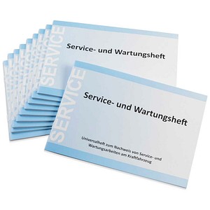 4052301007154 - Service- und Wartungs Formulare 10 St