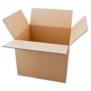 Nestler Wellpapp-Faltkartons 1-wellig braun 39,0 x 33,0 x 33,7 cm Außenmaß, 20 St.
