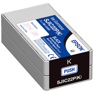 EPSON S020601 / SJIC22P(K)  schwarz Druckerpatrone