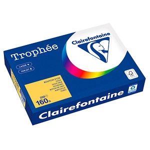 Clairefontaine Kopierpapier Trophée gold gelb DIN A4 160 g/m² 250 Blatt