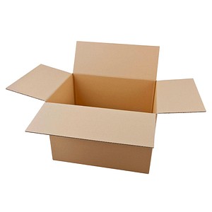 Nestler Wellpapp-Faltkartons 1-wellig braun 46,3 x 36,3 x 32,8 cm Außenmaß, 20 St.