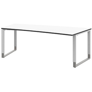 4059484224736 - röhr Imperia höhenverstellbarer Schreibtisch weiß Trapezform Kufen-Gestell weiß 2000 x 800 1000 cm 4059484224736 - röhr Imperia höhenverstellbarer Schreibtisch weiß Trapezform Kufen-Gestell weiß 2000 x 800 1000 cm