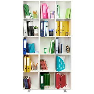 3660141945126 - EasyScreen Trennwand easyScreen HxT 1740 x 390 mm mit Fotomotiv Modell Bibliothek Breite 940 mm 3660141945126 - EasyScreen Trennwand easyScreen HxT 1740 x 390 mm mit Fotomotiv Modell Bibliothek Breite 940 mm