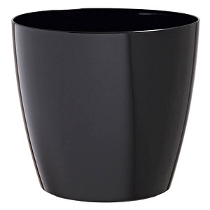 Übertopf Kunststoff 30,0 x 30,0 x 27,3 cm schwarz