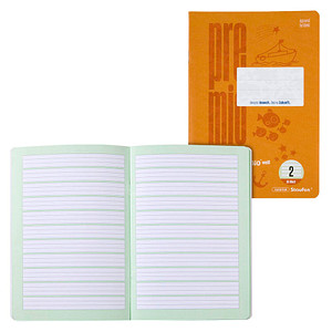 Staufen® Schulheft Premio Lineatur 2 liniert DIN A5 ohne Rand, 16 Blatt, 1 St.