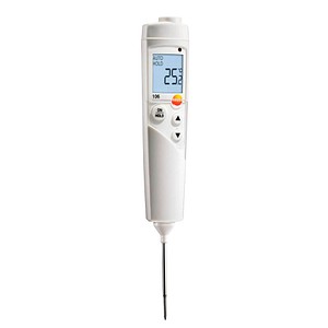 TESTO 0560 1063 - Digital-Einstechthermometer testo 106, -50 bis + 275 °C, HACCP