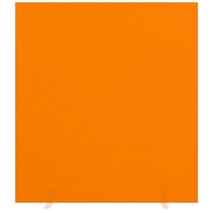 3660141944013 - Design-Trennwand Paperflow Stoffbespannung orange schwer entflammbar gemäß DIN 4102 (B1) desinfektionsmittelbeständig B 1600 x T 390 x H 1740 mm