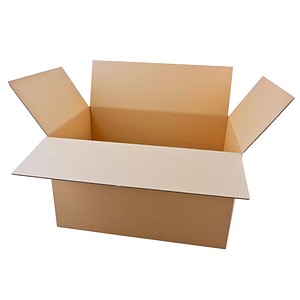 Nestler Wellpapp-Faltkartons 1-wellig braun 62,0 x 41,0 x 36,7 cm Außenmaß, 20 St.