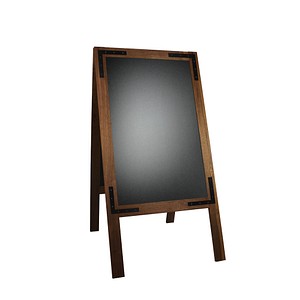 Kundenstopper Noir braun 42,0 x 62,0 cm