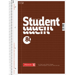4003273111226 - Collegeblock 10-67943 Student Lineatur 23   rautiert mit Rand innen A4 70g braun 80 Blatt 4003273111226 Brunnen