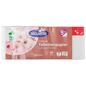 4068134106964 - Toilettenpapier Deluxe 5-lagig 8 Rollen 4068134106964 - Toilettenpapier Deluxe 5-lagig 8 Rollen