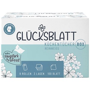 4262419330338 - Küchenrollen reinweiß 3-lagig 9 Rollen 4262419330338 - Küchenrollen reinweiß 3-lagig 9 Rollen