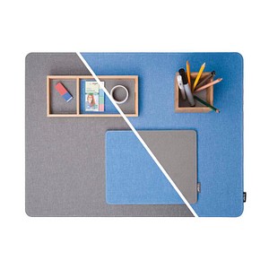 SIGEL Schreibtischunterlage Eyestyle hellblau/dunkelgrau Kunststoff 60,0 x 45,0 cm, 1 St.