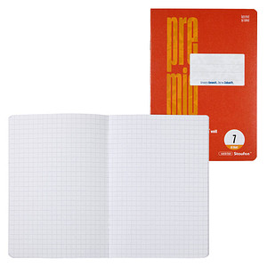 Staufen® Schulheft Premio Lineatur 7 kariert DIN A5 ohne Rand, 16 Blatt, 1 St.
