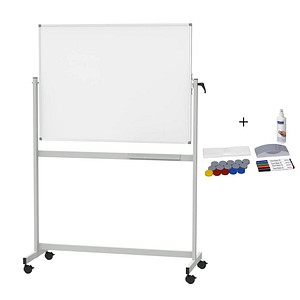 4002390105392 - Stativdrehtafel-Whiteboard 6459284SET 120x90cm kunststoffbeschichtet Aluminiumrahmen 4002390105392 Maul