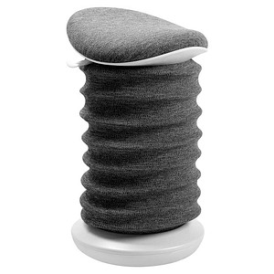 4014296308258 - Hocker SITNESS 4D ergonomisch aktives Sitzen gepolsterter Sattelsitz höhenverstellbar um 360° drehbar Tragegriff papyrusweiß schwarz 4014296308258 - Hocker SITNESS 4D ergonomisch aktives Sitzen gepolsterter Sattelsitz höhenverstellbar um 360° drehbar Tragegriff papyrusweiß schwarz