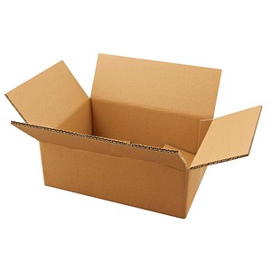 Nestler Wellpapp-Faltkartons 2-wellig braun 36,3 x 26,3 x 14,8 cm Außenmaß, 20 St.