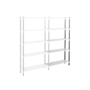 3612971218444 - Anbau-Schwerlastregal AAZ2010505NSAB014 lichtgrau graphitgrau 1000 x 500 x 2000 cm 3612971218444 Manorga