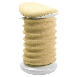 4014296372792 - Hocker SITNESS 4D ergonomisch aktives Sitzen gepolsterter Sattelsitz höhenverstellbar um 360° drehbar Tragegriff papyrusweiß gelb 4014296372792 - Hocker SITNESS 4D ergonomisch aktives Sitzen gepolsterter Sattelsitz höhenverstellbar um 360° drehbar Tragegriff papyrusweiß gelb