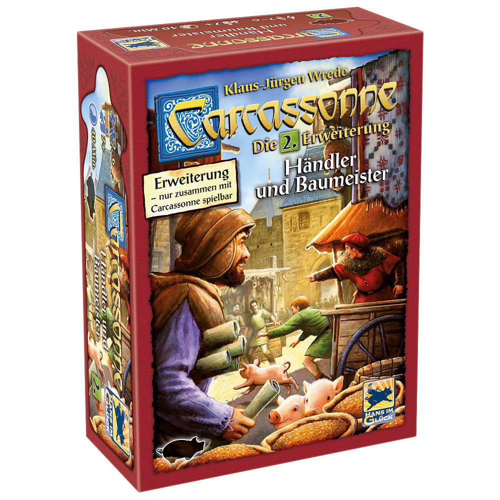 HANS IM GLÜCK Carcassonne - Händler und Baumeister (Erweiterung) Brettspiel