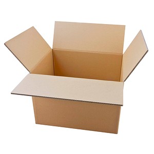 Nestler Wellpapp-Faltkartons 2-wellig braun 46,3 x 36,3 x 32,8 cm Außenmaß, 20 St.