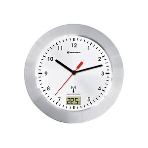 4007922028545 - 8020114 Funk Wanduhr Lernbausatz 17 mm x 6 cm Weiß Badezimmer- Feuchtraum geeignet spritzwassergeschützt