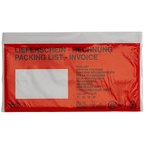 Docufix Lieferscheintaschen classic eco 2FVDO335212PCR Din Lang LIEFERSCHEIN - RECHNUNG selbstklebend  4009445052120 Docufix 1000 Stück