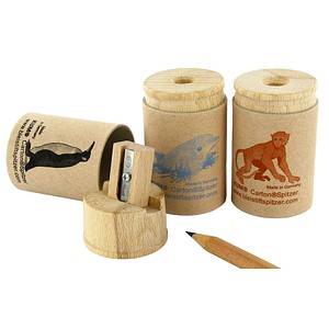 20 x Kum Spitzdose Öko 1 Holz Designs sortiert