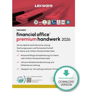 9783648188828 - LEXWARE Financial Office Premium Handwerk 2026 Software Vollversion (Download-Link)