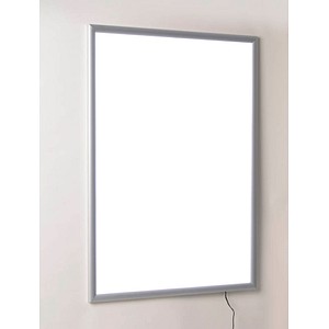 update displays LED-Leuchtrahmen Economy silber DIN A1