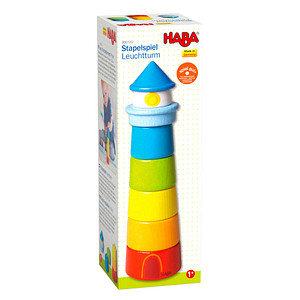 HABA® Stapelspiel Leuchtturm Lernspielzeug