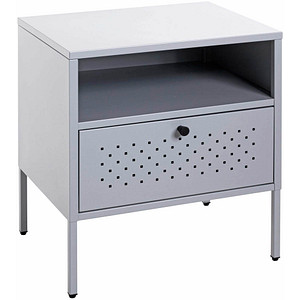 4001070521491 - Konsole Nachttisch Metall grau 450 x 350 x 500 cm 4001070521491 HAKU Möbel