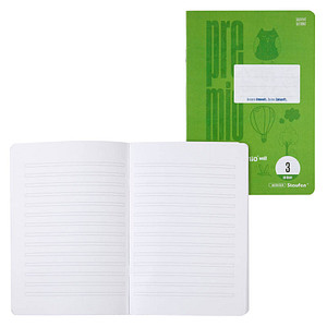 Staufen® Schulheft Premio Lineatur 3 liniert DIN A5 ohne Rand, 16 Blatt, 1 St.
