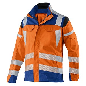 4053813372884 - Kübler Workwear - Kübler Reflectiq Jacke psa 2 warnorange kblblau Gr 52 - orange