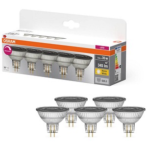 OSRAM LED-Lampe Base  GU5.3 5 W klar, 5 St.