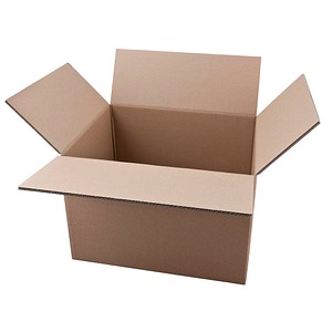 Nestler Wellpapp-Faltkartons 2-wellig braun 46,3 x 36,3 x 32,8 cm Außenmaß, 20 St.